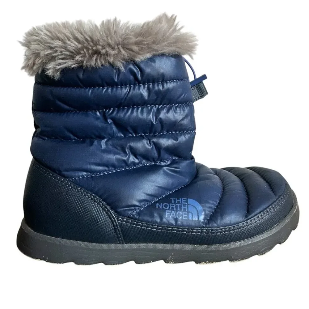 The North Face ThermoBall Pull-On Women's 8 Navy Puffer Winter Snow Boot